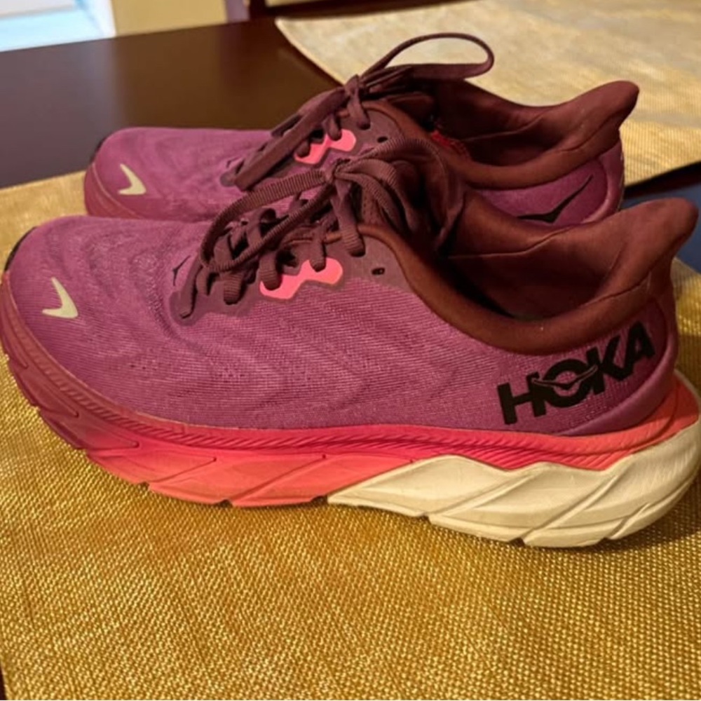 Hoka Women's Pink and Purple Athletic Shoes